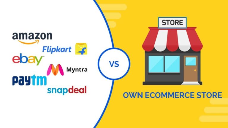 difference between an online store and an e-commerce website